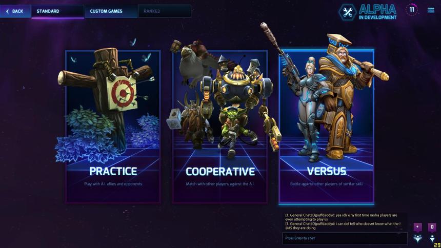 Три режима игры Heroes of the Storm. Другого от альфа-версии не ждите