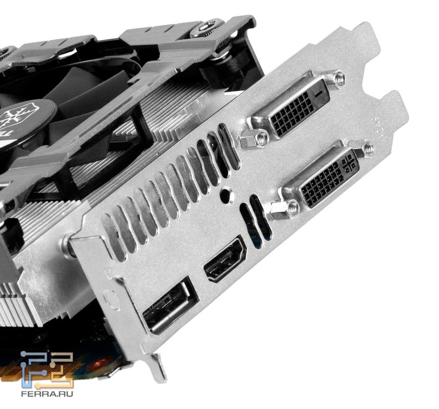 Видеовыходы Inno3D Ichill GTX 680