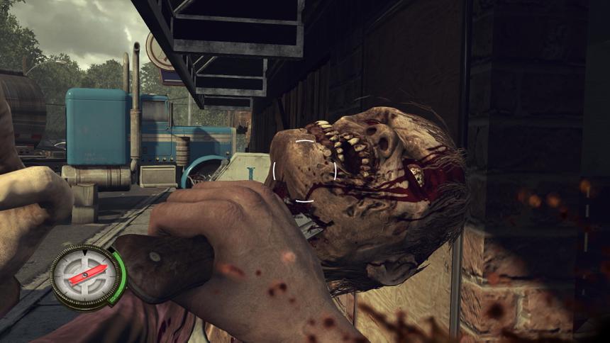 Иногда удаётся застать зомби врасплох, вывести из равновесия и прикончить точным ударом