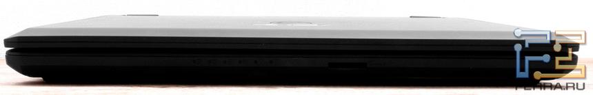 Закрытый ноутбук ASUS G55Vw. Передняя грань