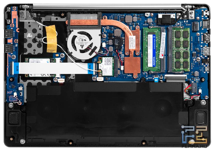 Samsung NP730U3E без нижней панели