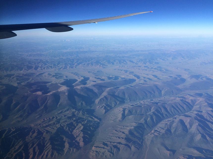 Над Россией бывает очень красиво