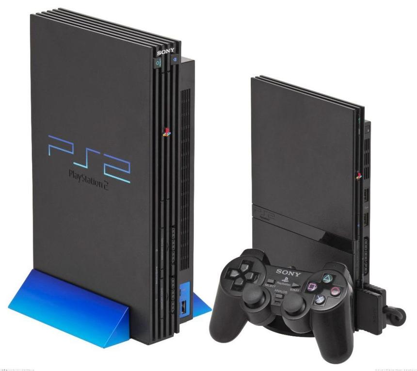 Sony PlayStation 2 в базовой и тонкой версиях