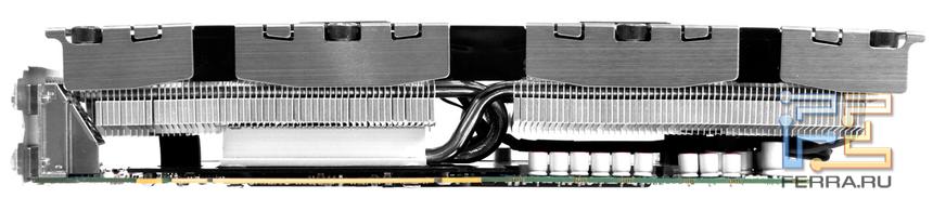Видеокарта Inno3D GTX 670 iChill. Вид сбоку