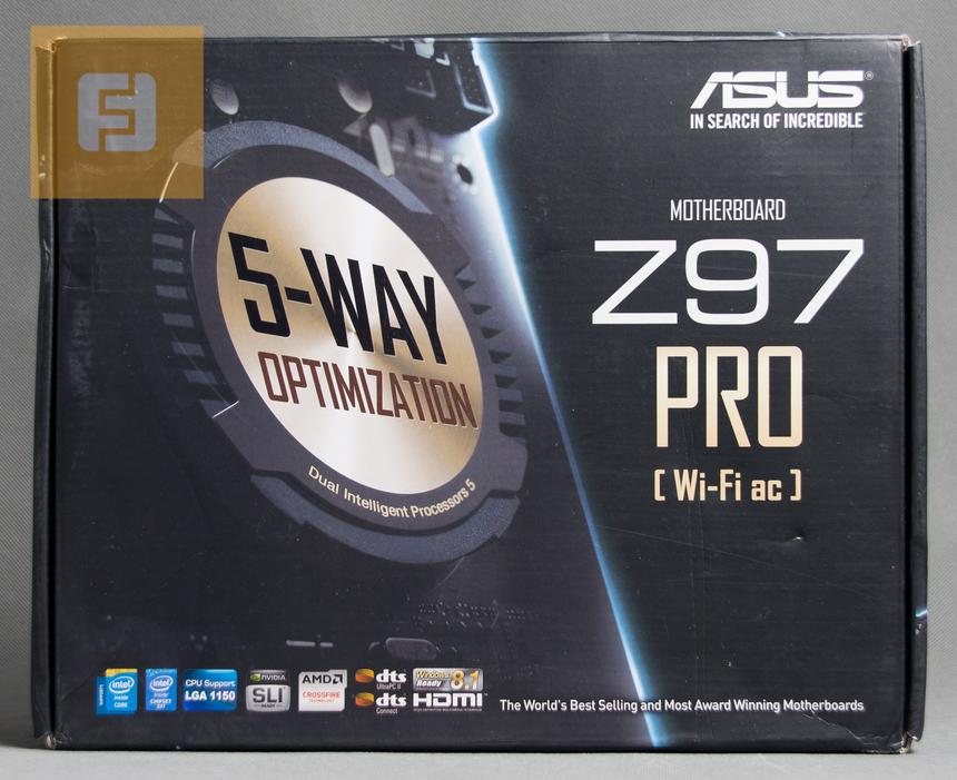 Упаковка ASUS Z97-PRO (Wi-Fi ac)