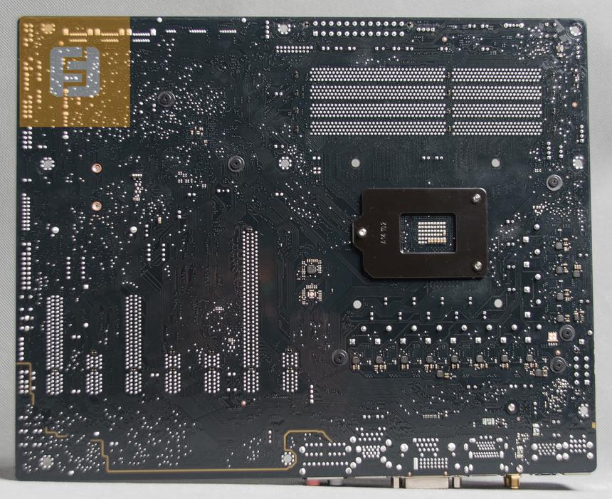Оборотная сторона ASUS Z97-PRO (Wi-Fi ac)