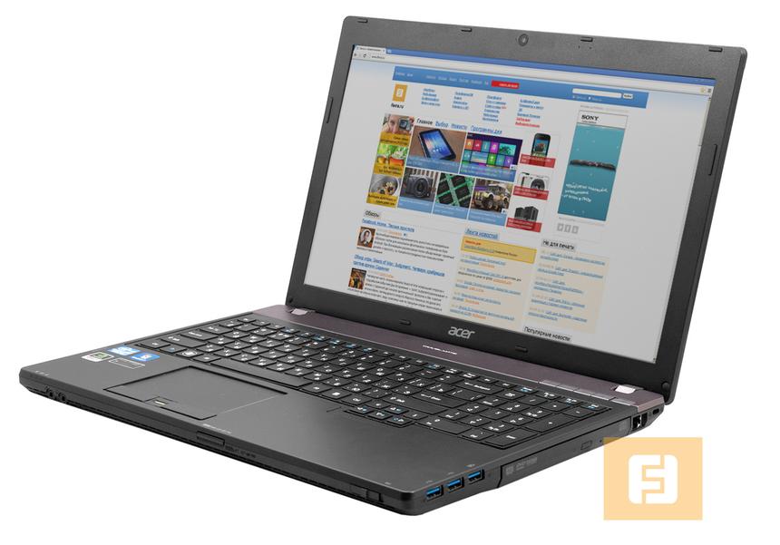 Acer TravelMate P653 в рабочем положении