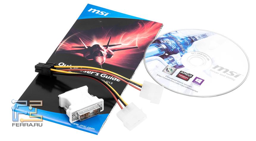 Комплектация MSI Radeon HD 7790 OC