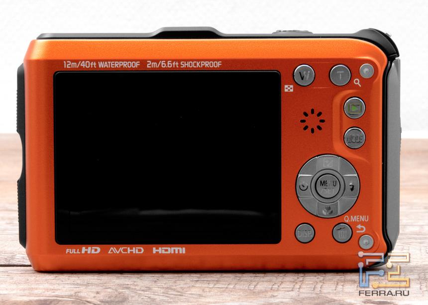 Тыльная сторона корпуса Panasonic Lumix FT4