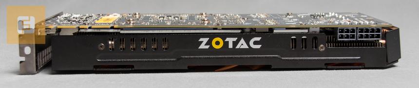 Видеокарта ZOTAC GeForce GTX 780 Ti AMP! Edition, вид сбоку