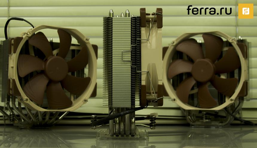Noctua NH-U12S, вид сбоку