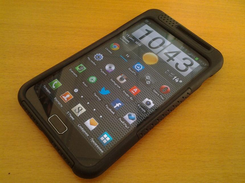 Смартфон — снято на Samsung Galaxy Xcover