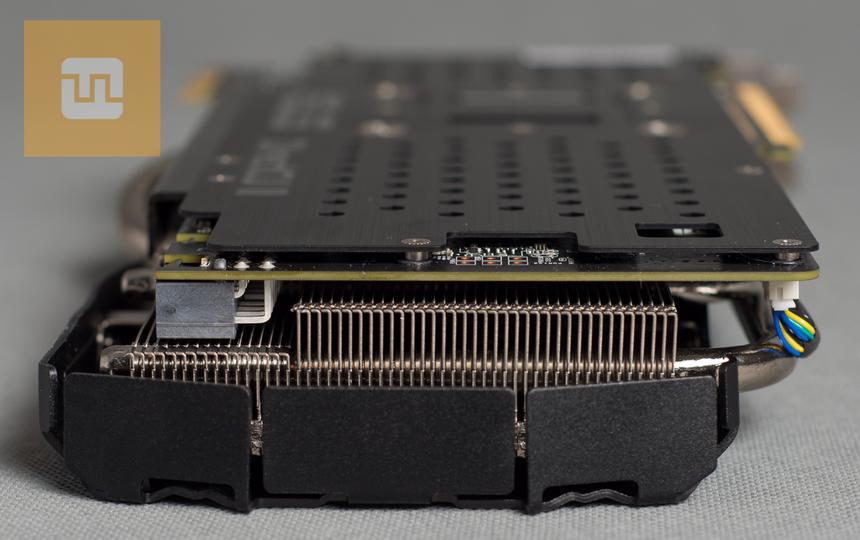 ASUS GeForce GTX 780 Ti DirectCU II OC, вид сзади