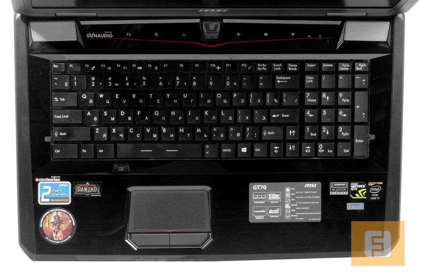 Клавиатура и тачпад MSI GT70 2OD-255RU
