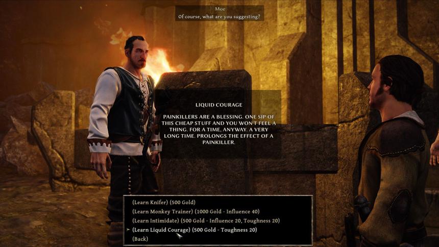 Обучить героя новым навыкам готов даже пьянчуга из таверны, но тарифы одинаково высоки у любых учителей