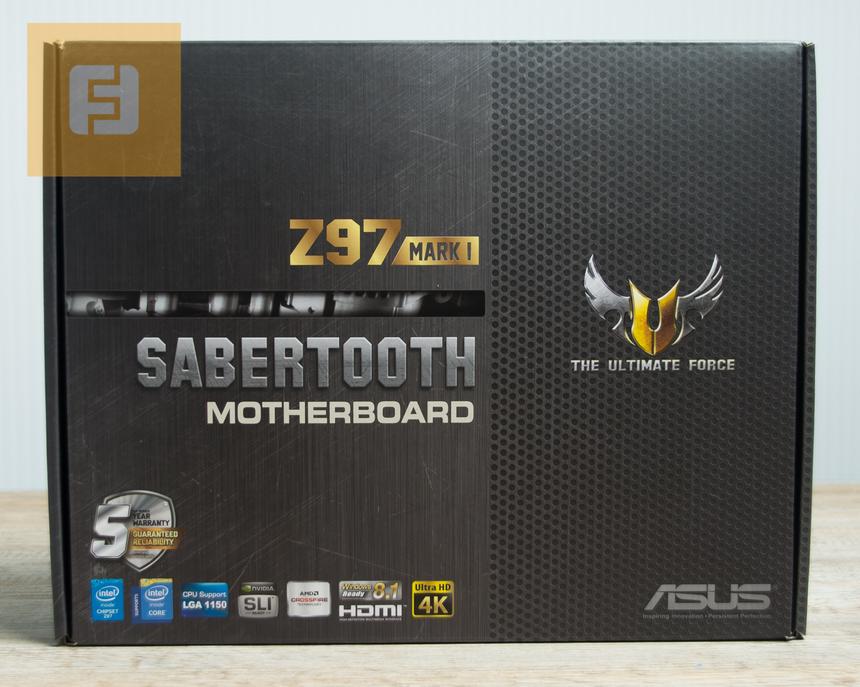 Упаковка ASUS SABERTOOTH Z97 MARK 1