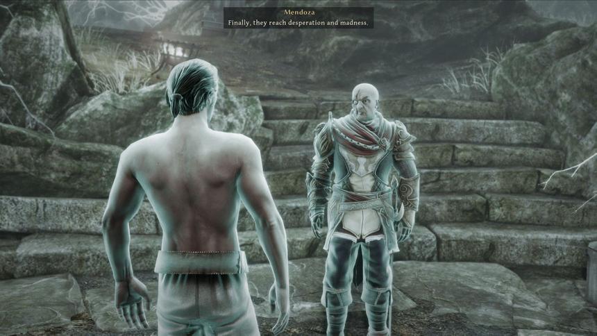 Лютый инквизитор Мендоза, убитый в финале первой Risen, станет нашим вынужденным компаньоном. Надо лишь вытащить его с того света