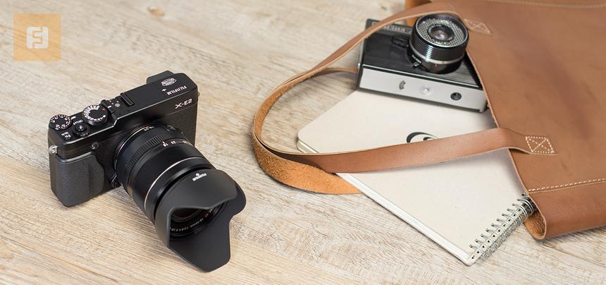 Fujifilm X-E2. Вид в три четверти