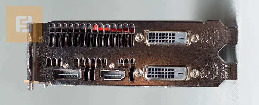 Панель видеовыходов PowerColor Radeon R9 290