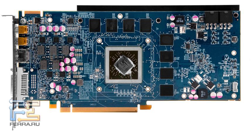Печатная плата без системы охлаждения
