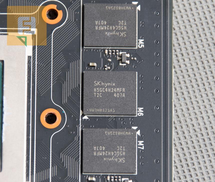 ASUS STRIX GeForce GTX 780 OC Edition, чипы памяти