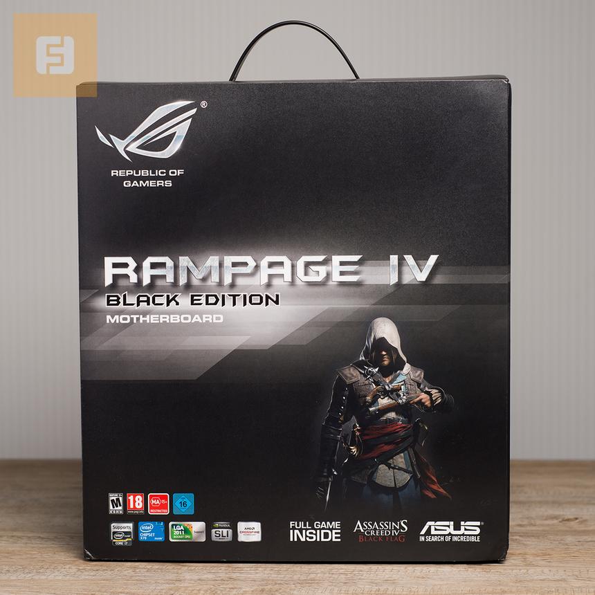 Упаковка ASUS RAMPAGE IV EXTREME BLACK EDITION
