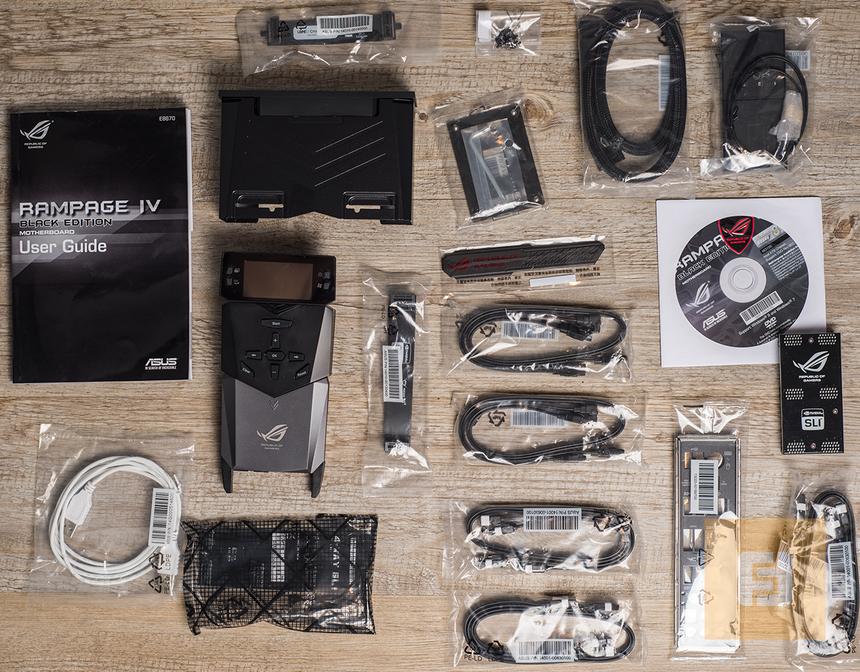 Комплектация ASUS RAMPAGE IV EXTREME BLACK EDITION