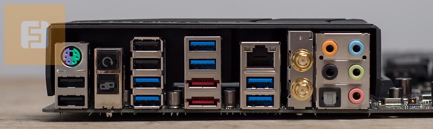 ASUS RAMPAGE IV EXTREME BLACK EDITION, I/O-панель
