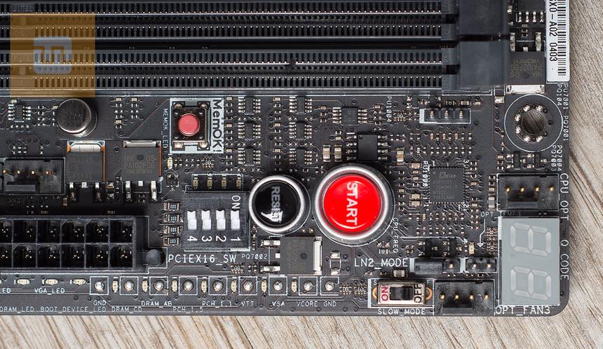 ASUS RAMPAGE IV EXTREME BLACK EDITION, оверклокерские органы управления