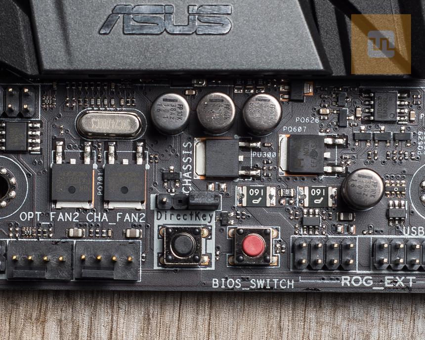 ASUS RAMPAGE IV EXTREME BLACK EDITION, клавиши Direct Key и BIOS Switch