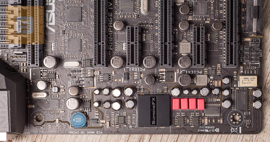 Аудиоподсистема ASUS RAMPAGE IV EXTREME BLACK EDITION