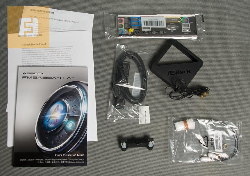 Комплектация ASRock FM2A88X-ITX+