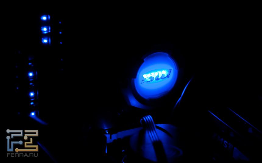 Подсветка видеокарты MSI GTX 680 Lightning