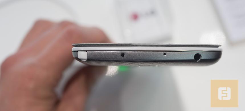 Торец корпуса LG G Pro 2