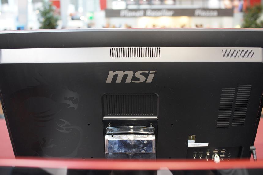 Задняя панель MSI AG270 и AG240