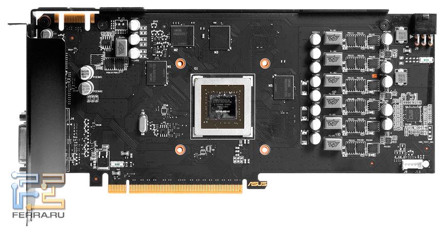 Печатная плата ASUS GTX 660 DirectCU II TOP