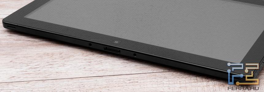 Нижняя грань Samsung Slate PC