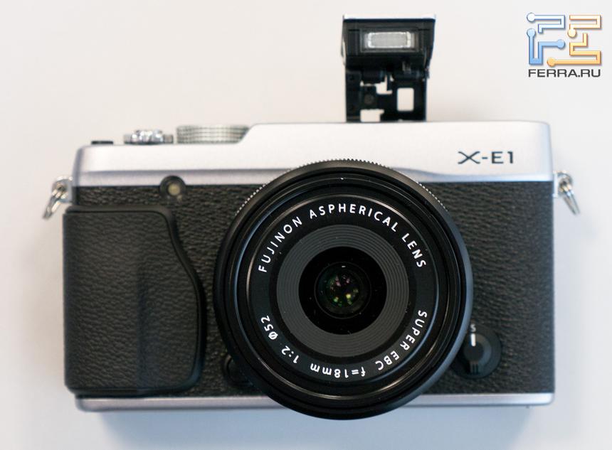 Лицевая сторона корпуса Fujifilm X-E1