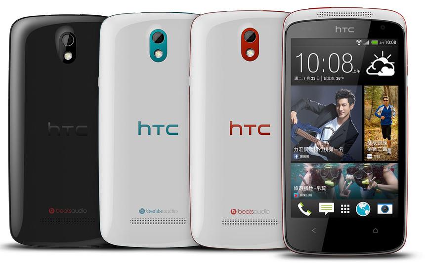 Официальный портрет HTC Desire 500