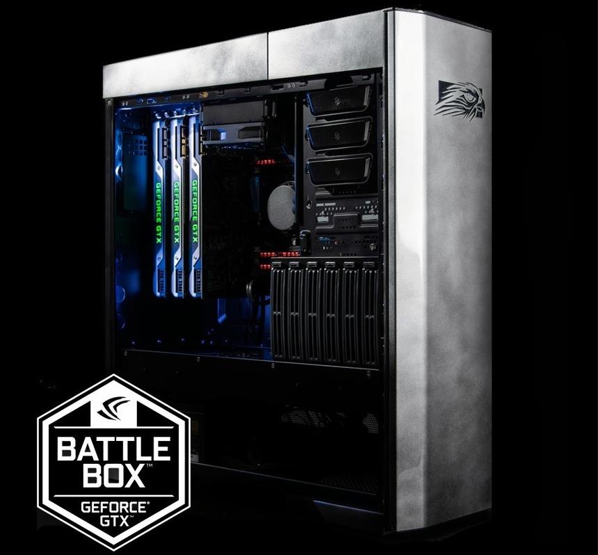 Система NVIDIA BattleBox от Falcon NW: продай почку — купи компьютер с тремя GeForce GTX TITAN!