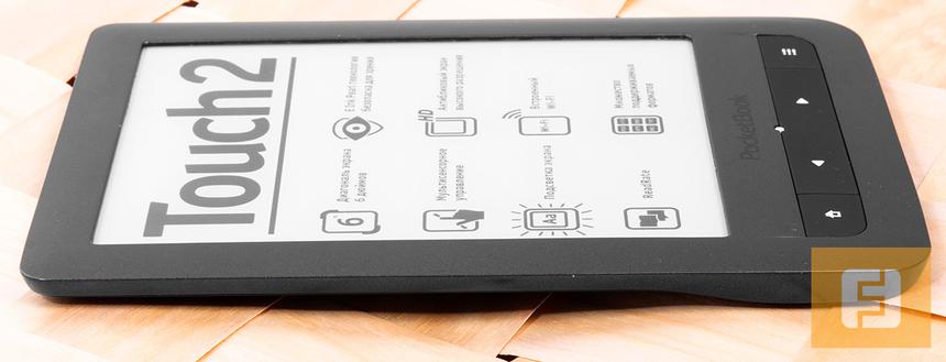Левая грань PocketBook Touch 2