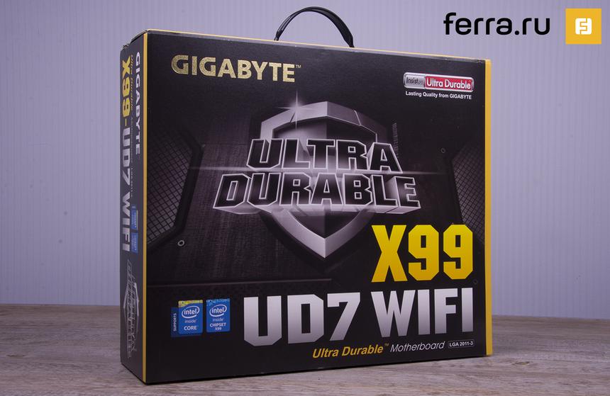 Упаковка GIGABYTE GA-X99-UD7 WIFI