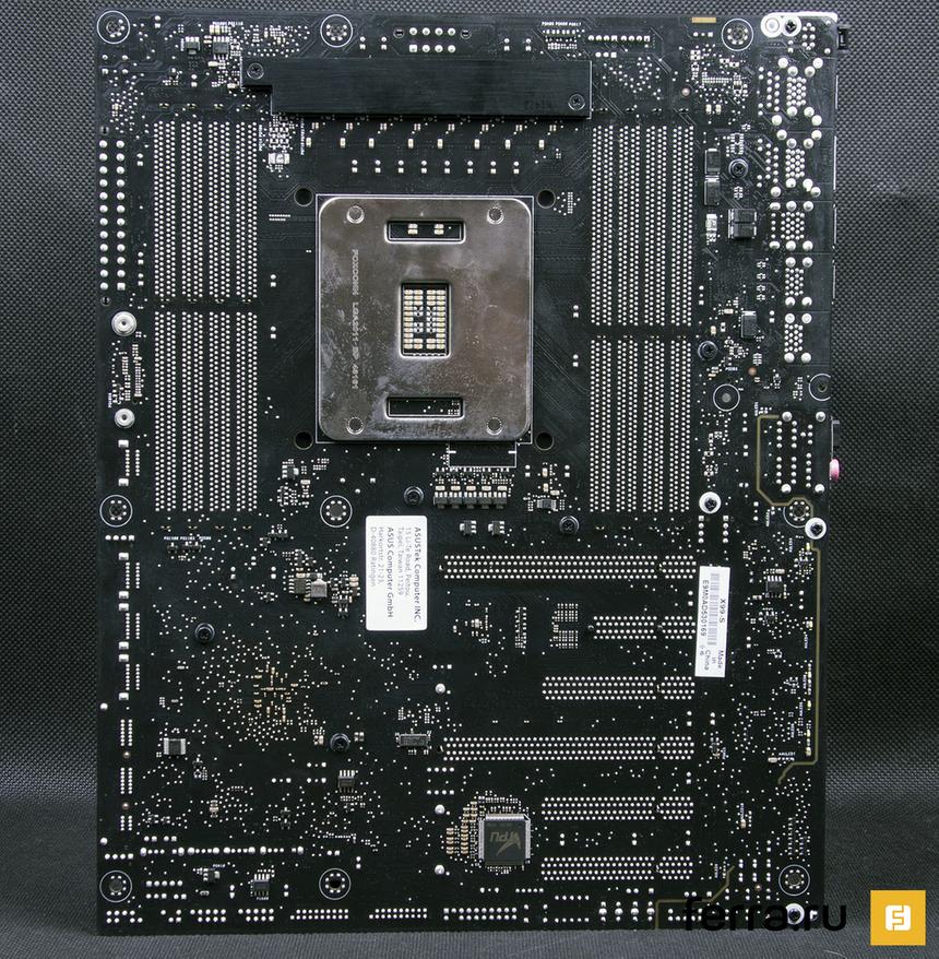 ASUS X99-S, оборотная сторона