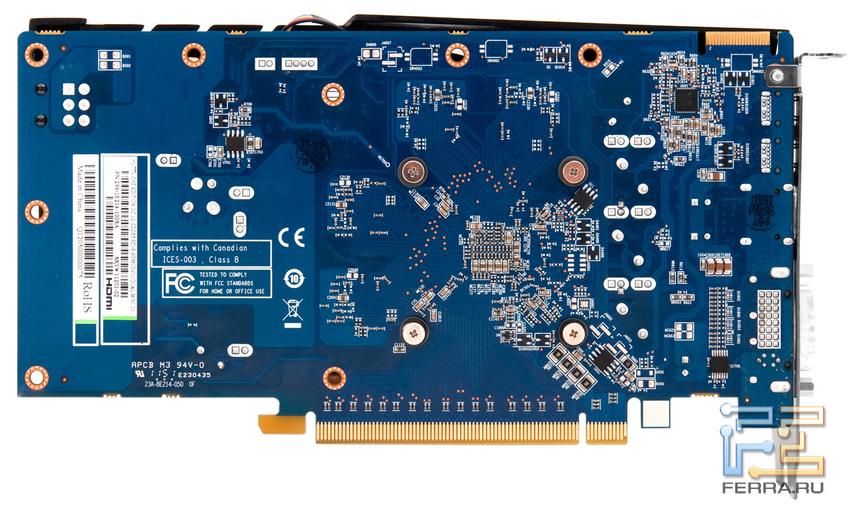 Sapphire HD 7770 GHz Edition OC. Обратная сторона