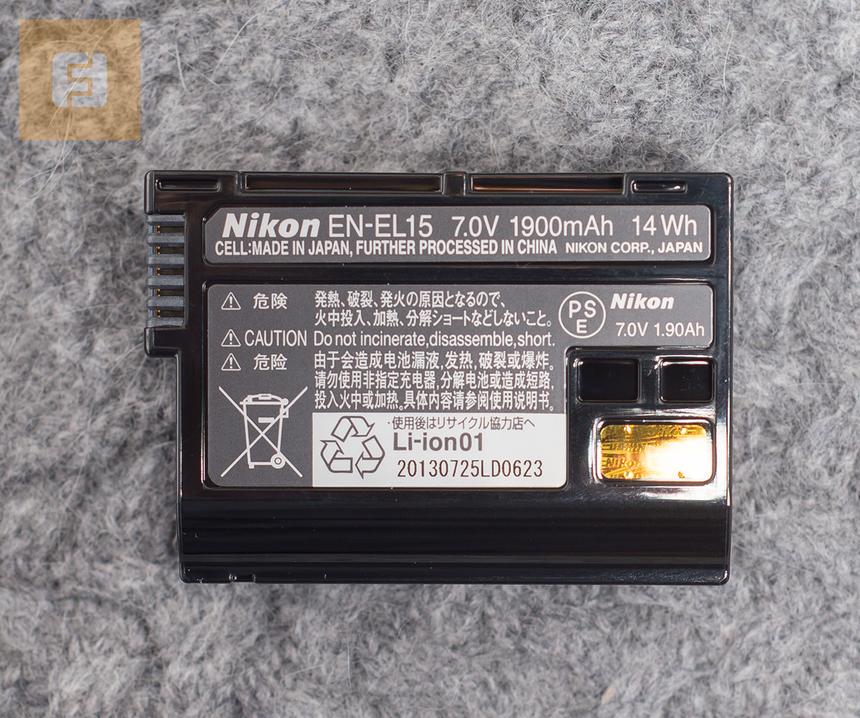 Аккумулятор EN-EL15, используемый в Nikon D610