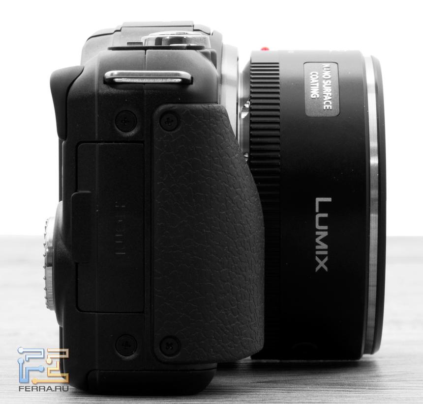 Правый торец корпуса Panasonic Lumix GF5
