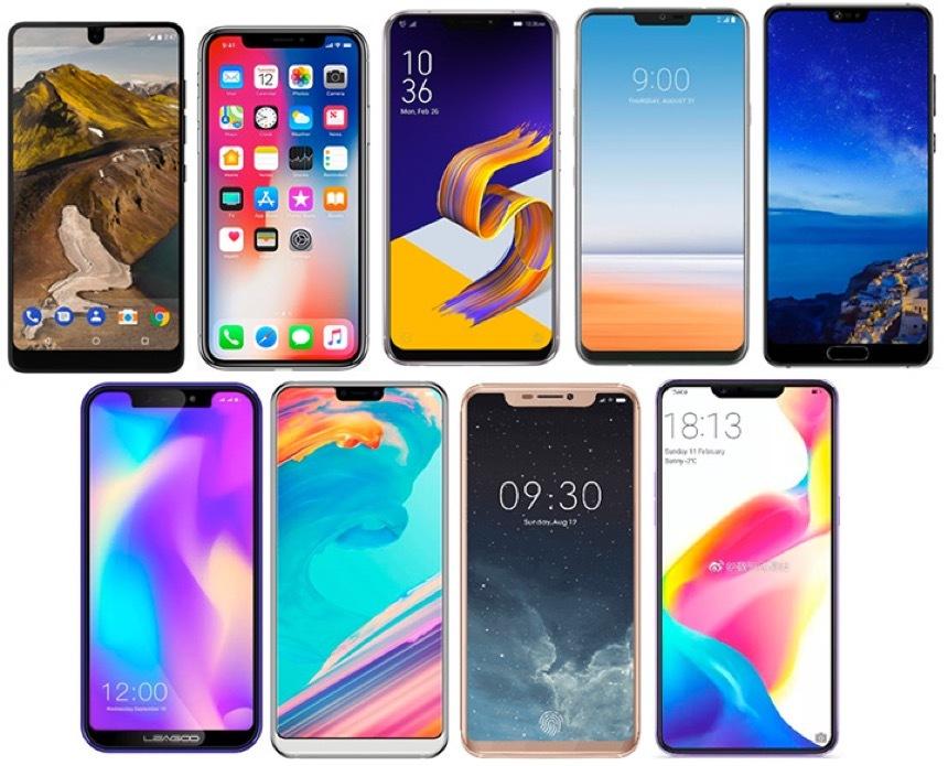 Викторина наших времён - кто угадает все смартфоны, у того срастутся брови. 