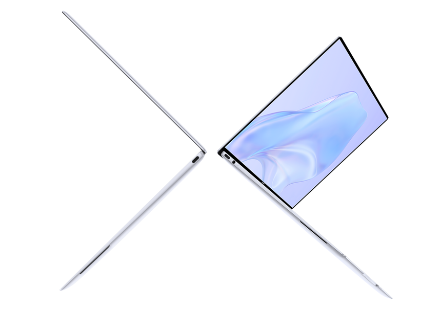 MateBook X настолько тонкий, что разъём USB-C, который встречается в смартфонах, здесь кажется огромным