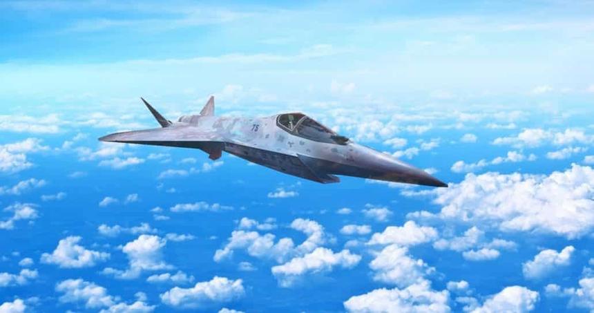 Су-75  в пока воображаемом полёте