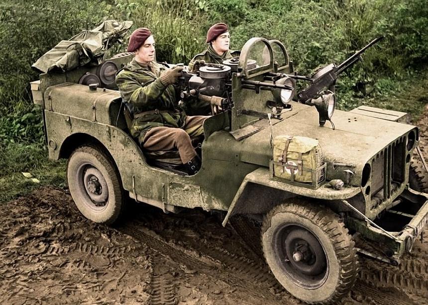 Британские парашютисты знали толк в хороших тачках ещё до того, как это стало мейнстримом